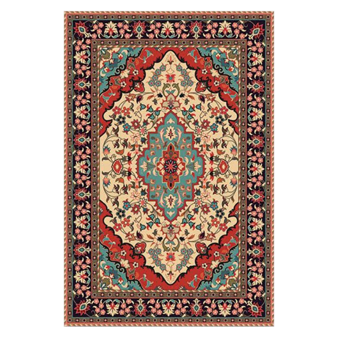 فرش مخمل نادی طرح سنتی کد o130