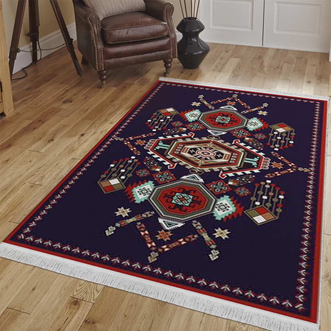 فرش مخمل نادی طرح سنتی کد o170