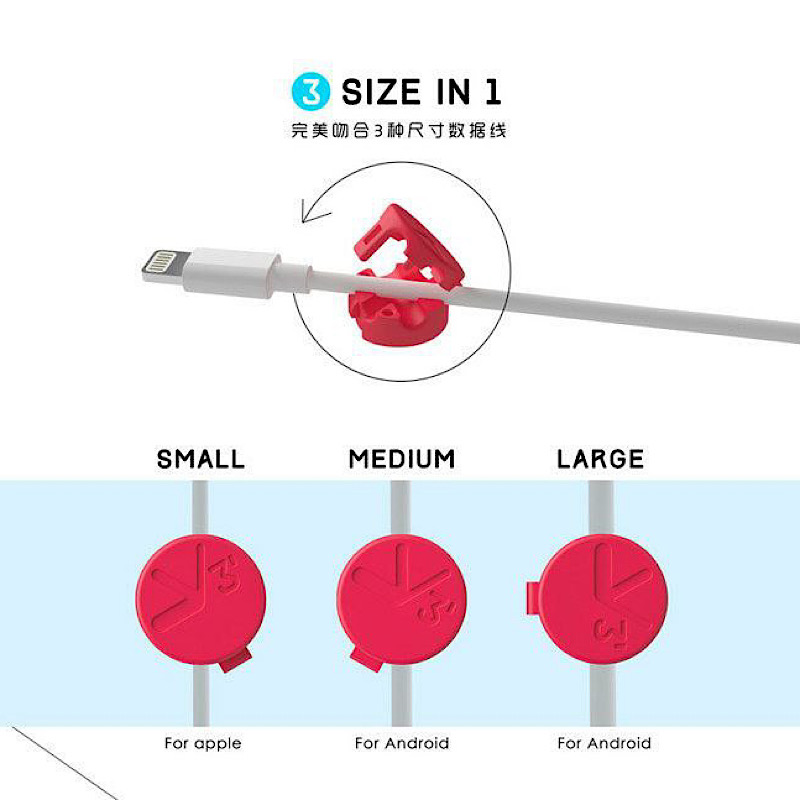 نگهدارنده مغناطیسی کابل به همراه بسته 2 عددی